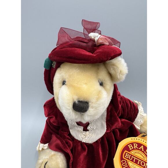 Brass Button Bears Pearl The Bear of Wealth 11” Fully Jointed - Picture 2 of 11